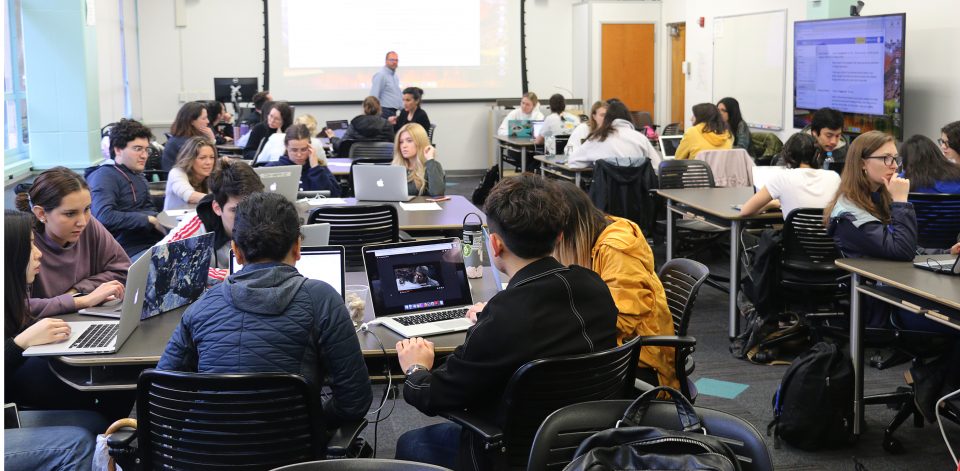 Group work in the Rolfe Learning Lab